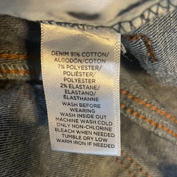 LOFT Dark Wash Curvy Skinny Jeans Size 27/4 - Picture 7 of 8